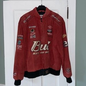 Vintage Dale Earnhardt Jr Nascar Racing Jacket Budweiser Chase Authentics XXL 2X